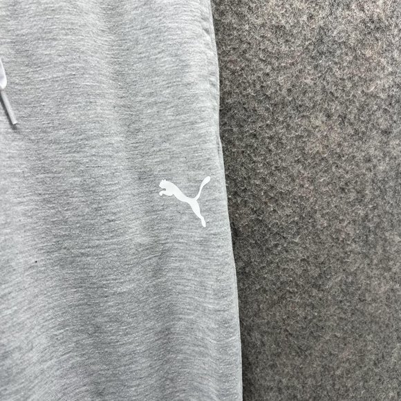 Puma Sweatpants Women Extra Small Ladies Gray Jogger Pants Outdoors Fleece - Picture 5 of 12